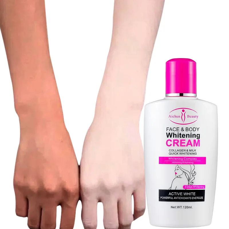 OEM ODM Skin Care Cream Moisturizing Milk and Collagen Whitening Body Lotion for Black Skin