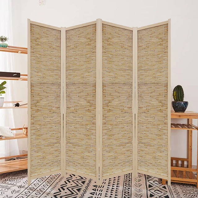 Складные перегородки из натурального дерева