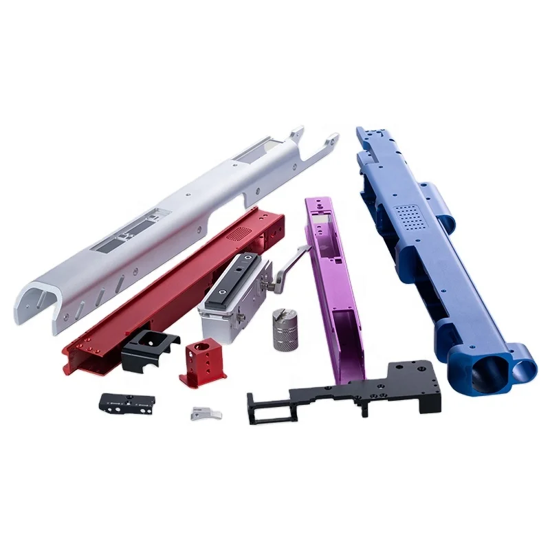 7075 aluminum blocks OEM machining milling aluminium alloy cnc prototype work parts precision colored anodized aluminum