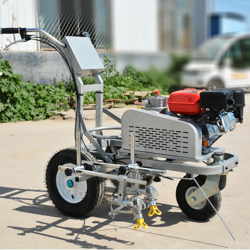 Cold spraying road field line marker line marking machine