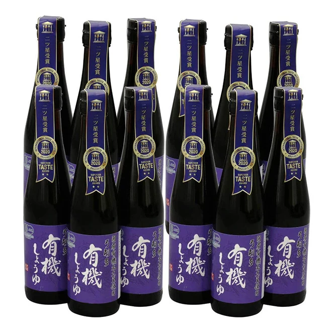 Naturally brewed authentic taste organic Japanese best soy sauce