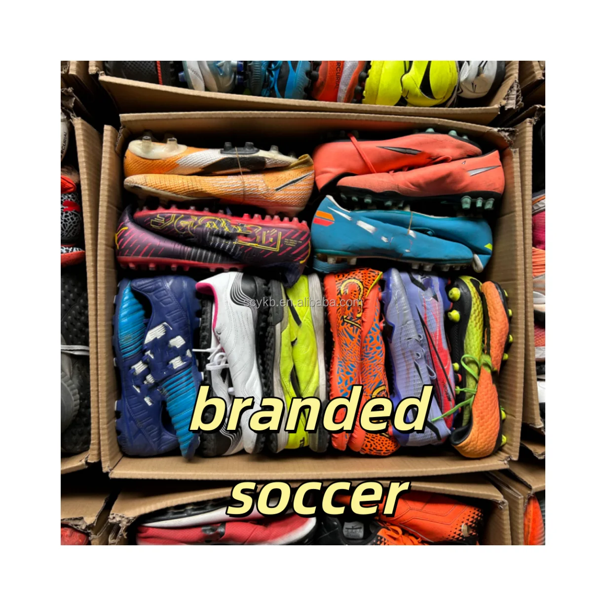 S25 football used shoes soccer branded sneaker for adult wholesale original ukay second hand sports for men running shoes