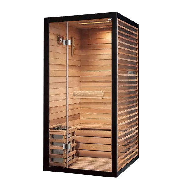 Cheap Price Indoor 1-2 Person Traditional Wood Steam Sauna Room