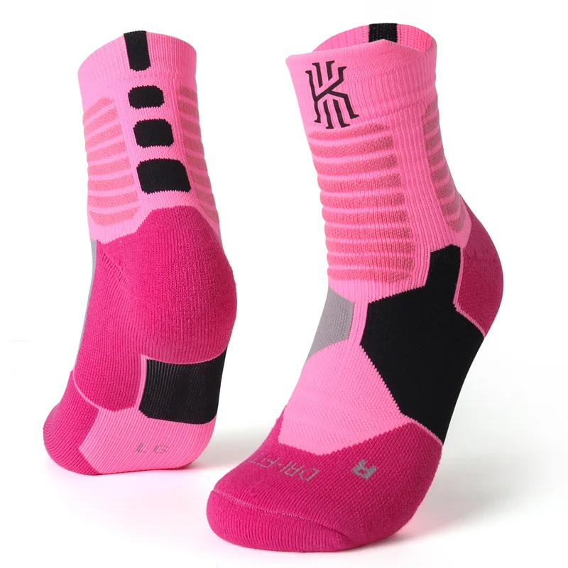 Wholesale Fashion Custom Print Logo Design Color Sport Sock Basketball Socks Men Sock With Multiple Colors