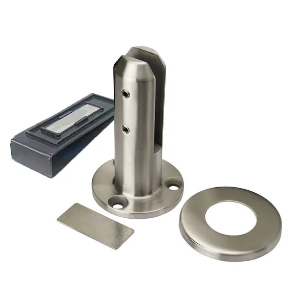 Condibe Stainless steel duplex 2205 round core drilled frameless glass railing smart spigot
