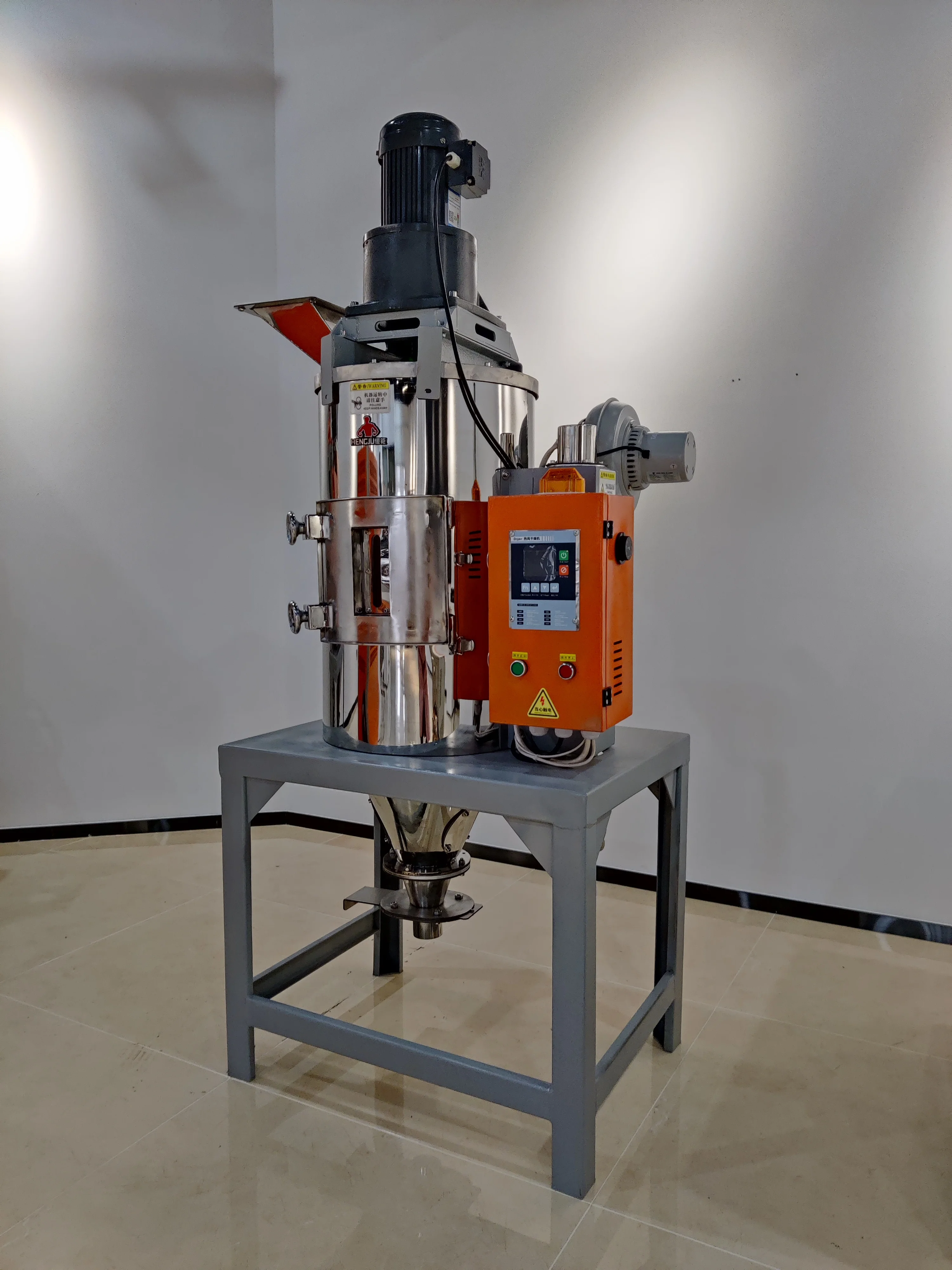 160L/ 100KG PET Crystallizer Dryer Machine for Plastic Recycling with Double Layer Stainless Steel