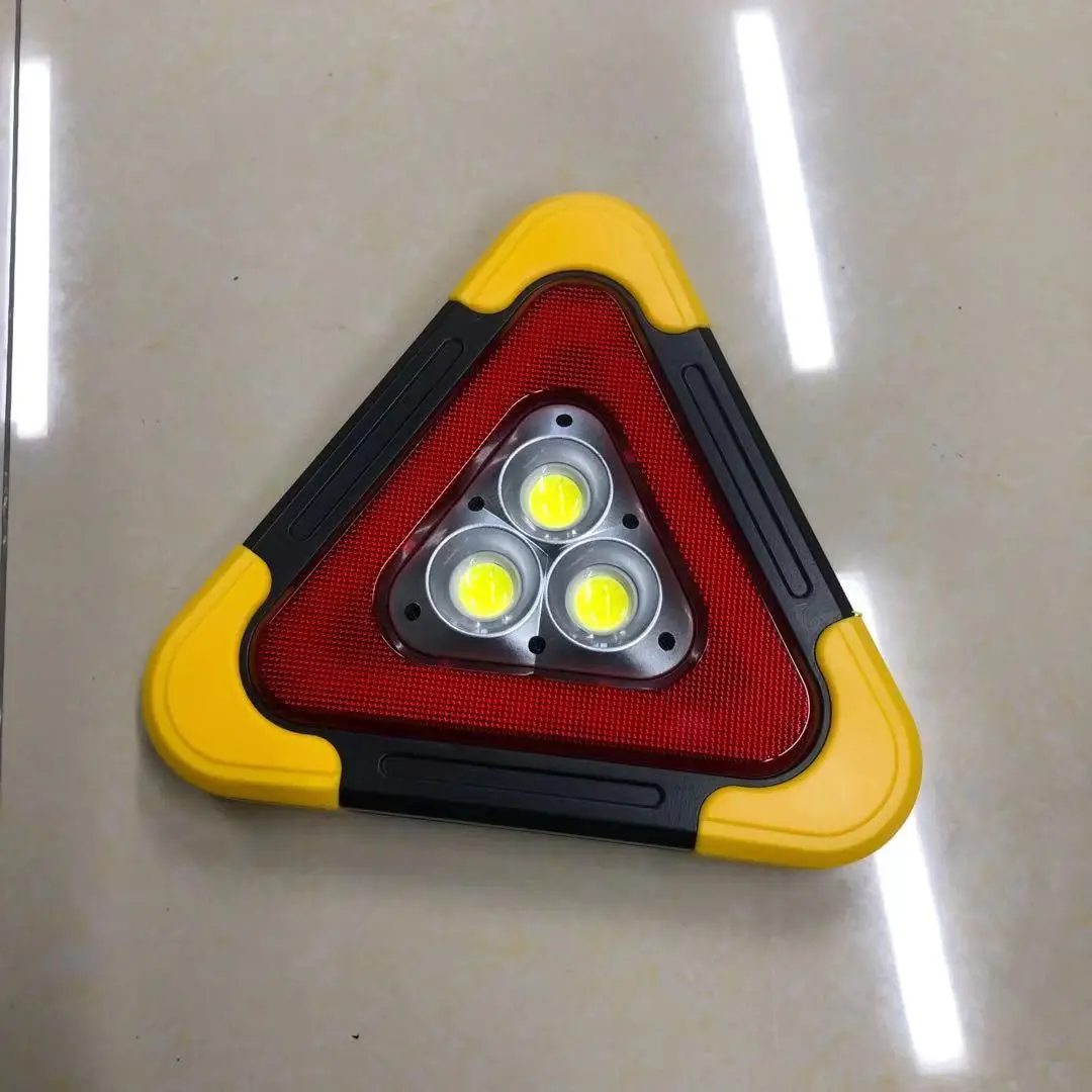 Emergency Parking Safety Solar powered LED Warning Triangle Light Signs, Warning Triangle