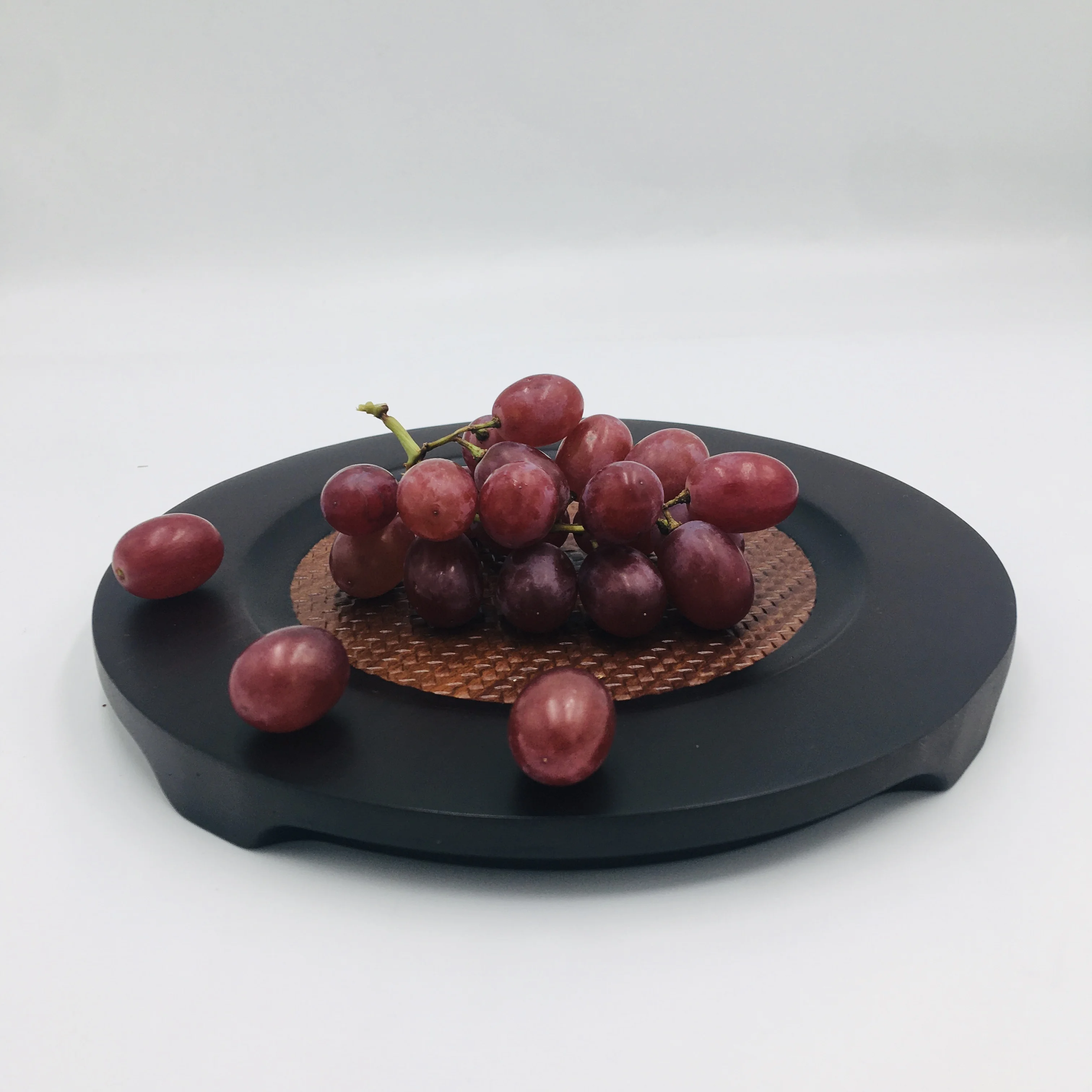 China professional manufacturer bamboo serving rattan tray for sale