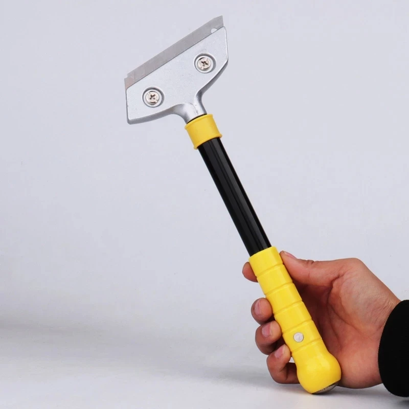 JNZ DIY safety household cleaning tool stainless Razor Blade Scraper Tool  Glass Razor Scrapers with 10 Replacement Blades