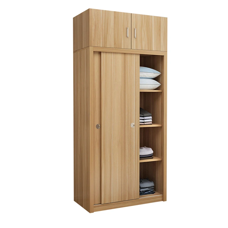 Multi-purpose storage clothes simple wooden wardrobe for the bedroom
