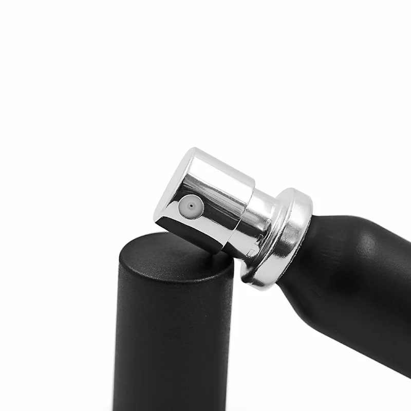 6ml Mini Matte Black Aluminum Aerosol Portable Metal Spray Bottle