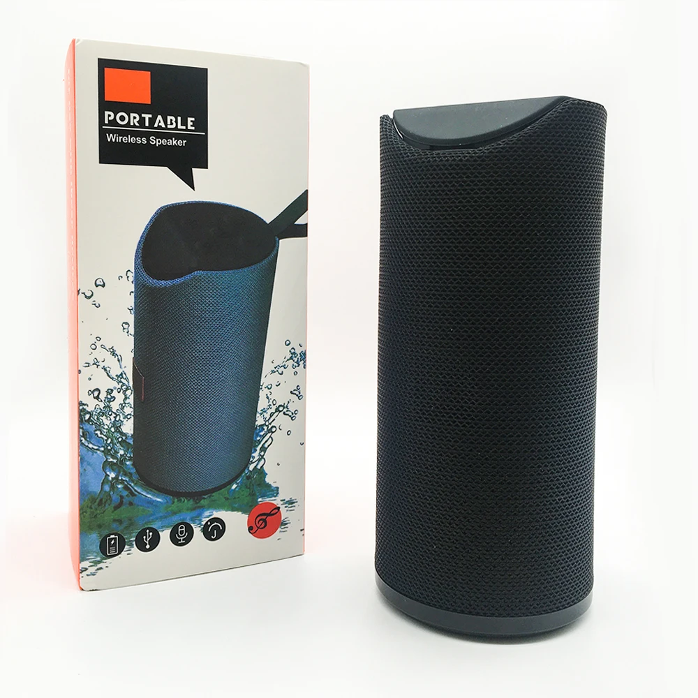 TG113 Fabric Portable Best Component Wireless Speaker Outdoor Waterproof Mini TF card Audiophile High End Bass Sound Speakers