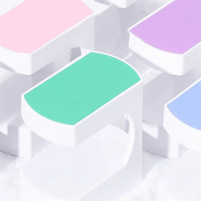 HOT nail arrive 6 colors Mini Nail Light Small Nail Light 6 Led Baking Lights