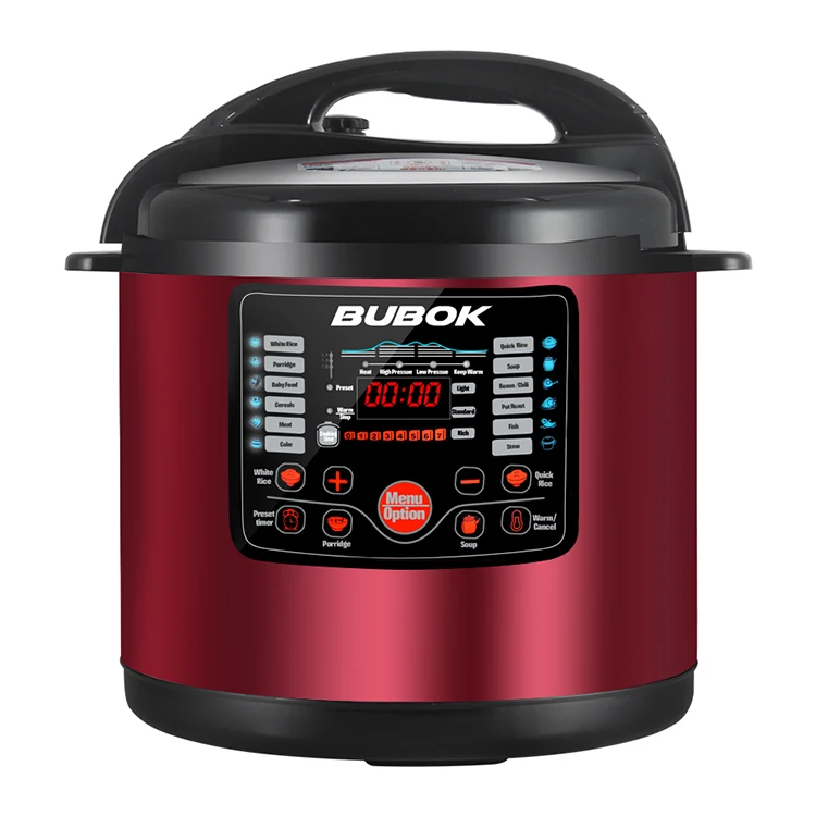 
2021 Hot Sale 10 Liter Stainless Steel Inner Pot Electric Pressure Cooker Multi-Function Cooking 