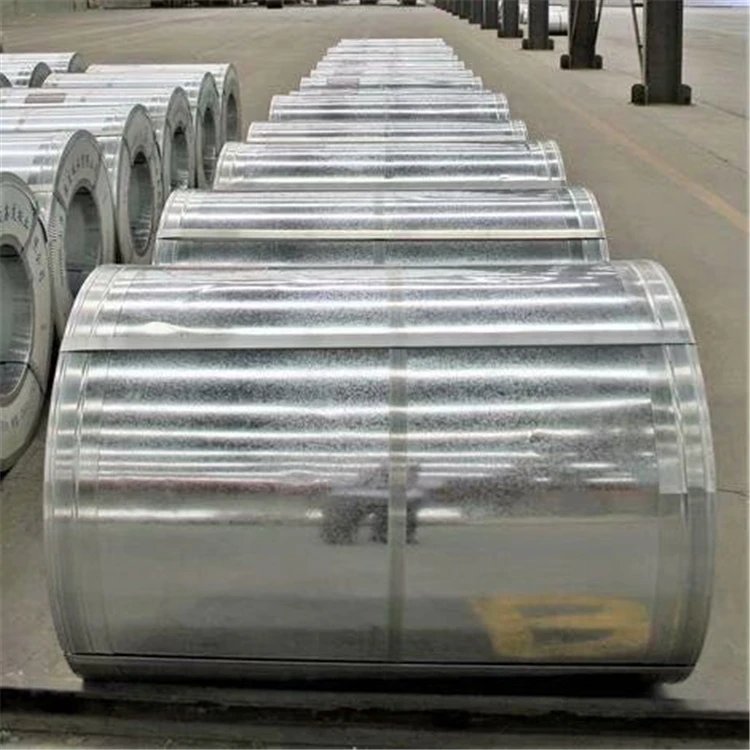 Spot Hot Dip Galvanized Carbon Steel Coils 0.8 1.2 1.8mm Strip High Zinc Layer Flowerless