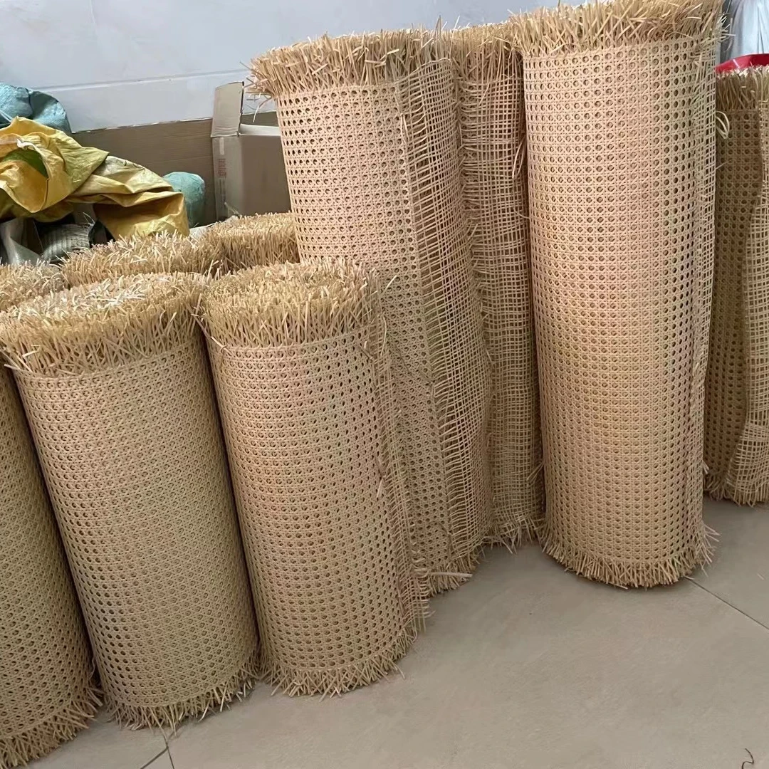 New Plastic rattan woven bamboo mat sheet for ceiling decoration