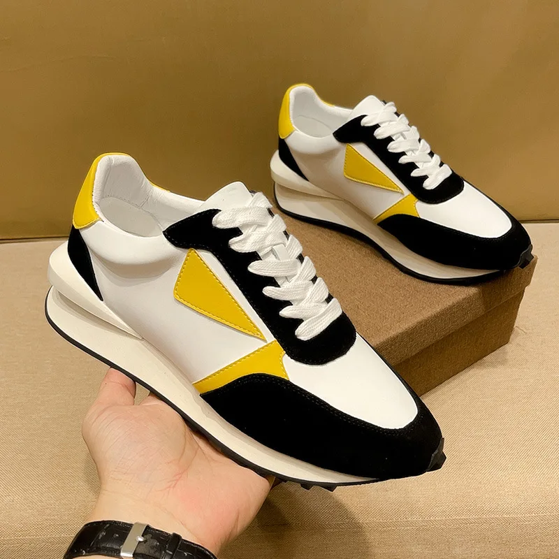 FASHION SNEAKERS MADE in ITALY STYLE SUEDE BLUE PLUS NYLON REAL PREMIUM LEATHER