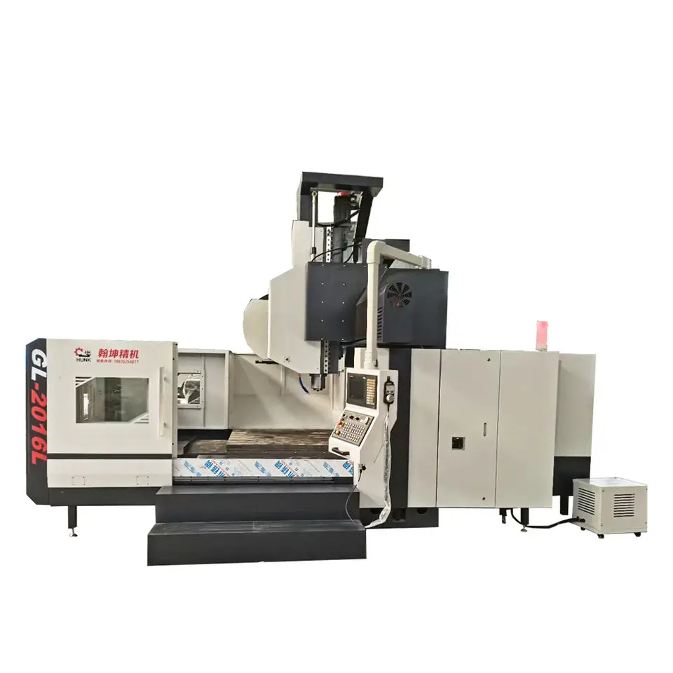 Конкурентоспособная цена портального типа cnc обрабатывающий центр с ЧПУ GL2016 вертикальный токарный станок 3 оси фрезерный