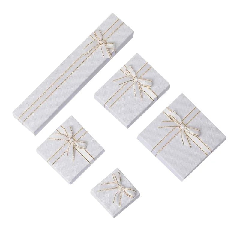 Wholesale Latest Design Manufacturer Custom Eco-Friendly Recyclable Pulp Packaging Electronics White Nylon Necklace Gift Box