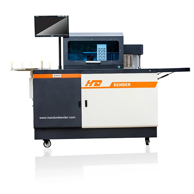 CNC automatic 3D Sign channel letter bender /cutting notching slotting bending letter making machine