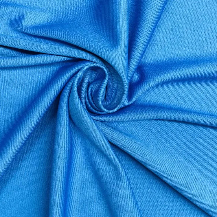 ECO Friendly Solid Plain Dye Activewear 100% Polyester Sport Wear Interlock Shapewear Fabric For Sportswear