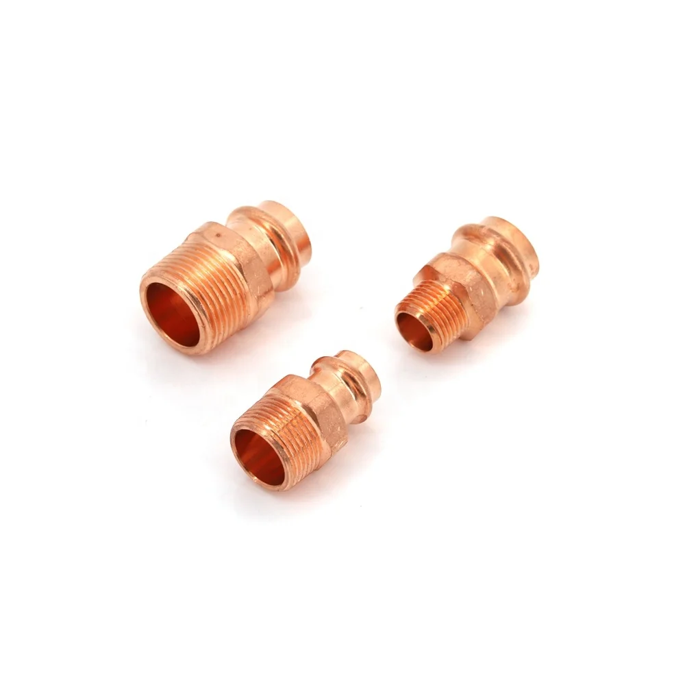 China Factory EN1057 BS2871 ASTM B 88 Copper Press Pipe Fitting 45 Degree Elbow
