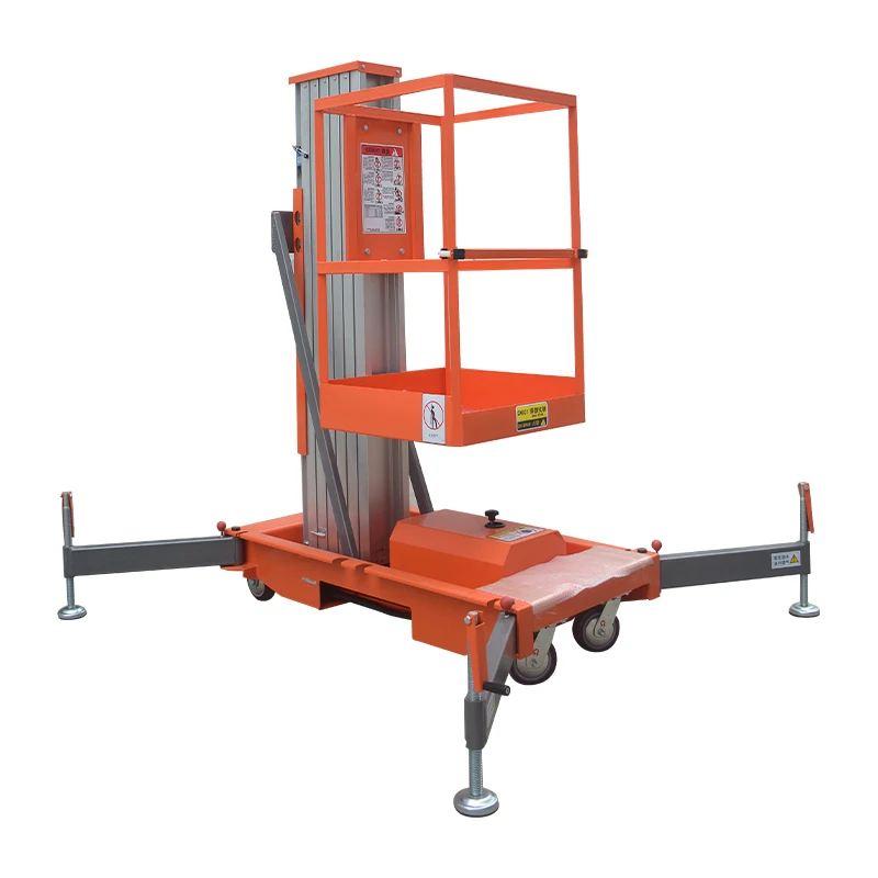Top Selling 4-18m Mobile Trailer Hydraulic Aluminium Ladder Lift