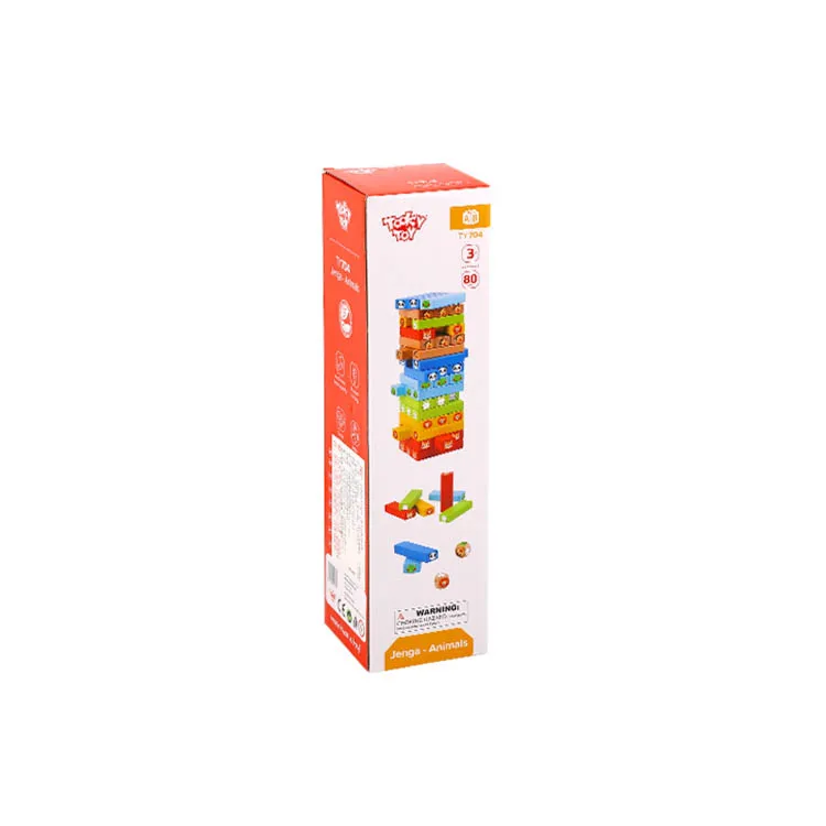 Деревянные игрушки животных для детей новый