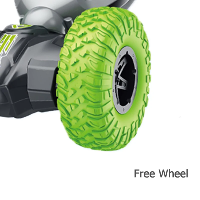 QS New Design RC Stunt Car Children Gift 3 Colors Radio Remote Control Twist Function Free Wheel Vehicle Toy With Colorful Light