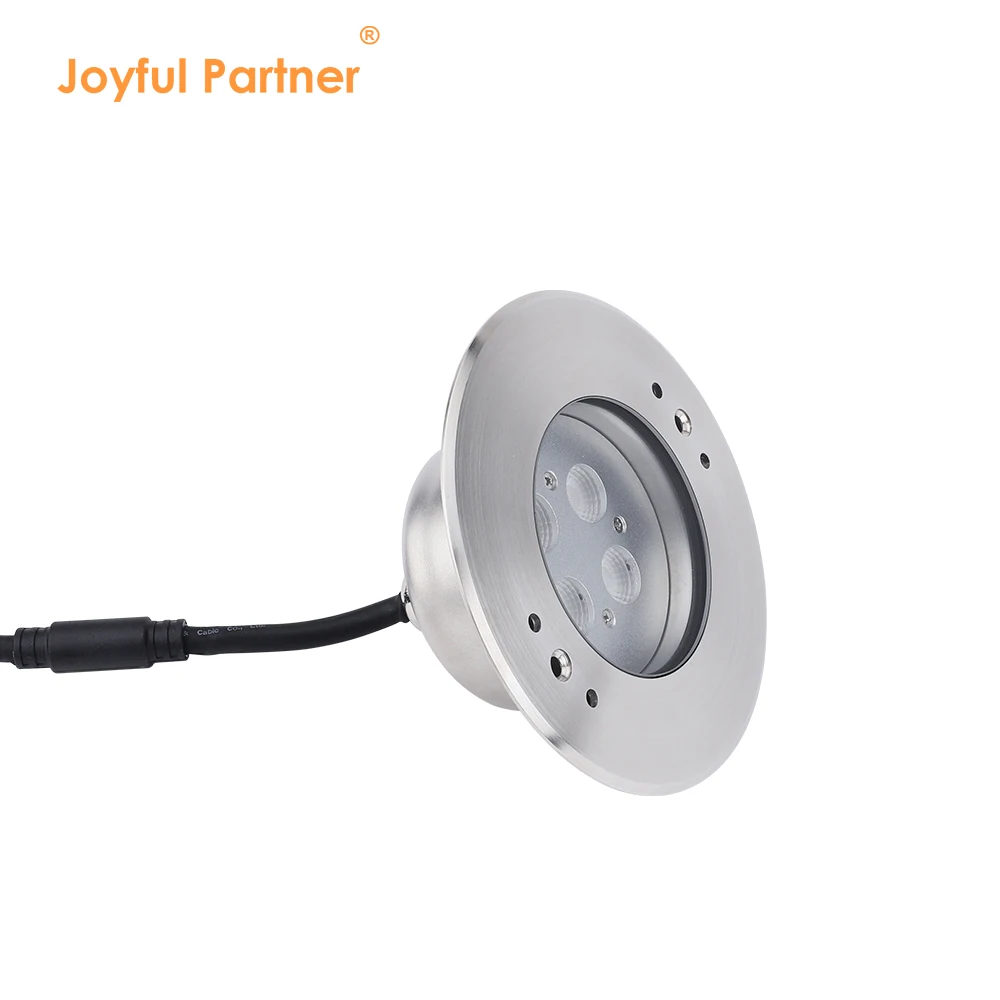 Wall Mounted Super Bright Recessed underground IP68 12V 24V RGB Inground Deck Floor Swimming Pool LED Underwater Light
