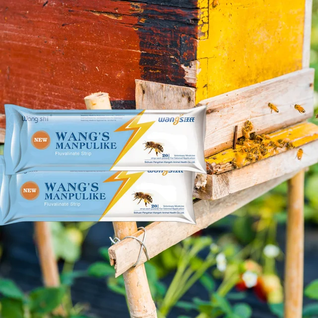 Продажа с завода Wangshi, 20 полосок в упаковке, новая лента флувалината, похожая на мангуру, для обработки клещей варроа