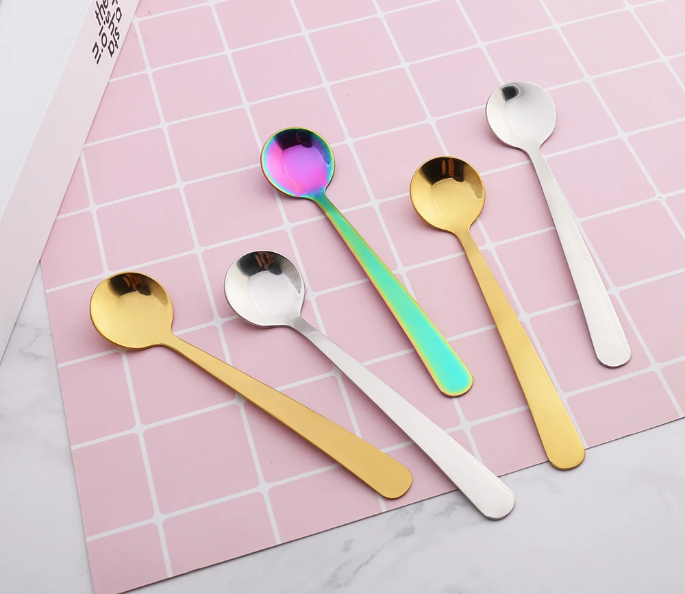 
stainless steel 304 Creative Condiments Multi-Purpose Kitchen tea Spice Seasoning Salt Sugar dessert appetizer seasoning Spoons 