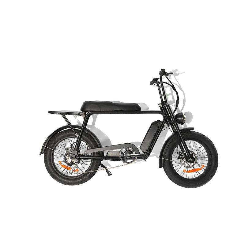 500 Вт 48 В MTB супер толстые шины 73 ретро Электрический велосипед Ebike 20 дюймов x4 e bike 2 сиденья