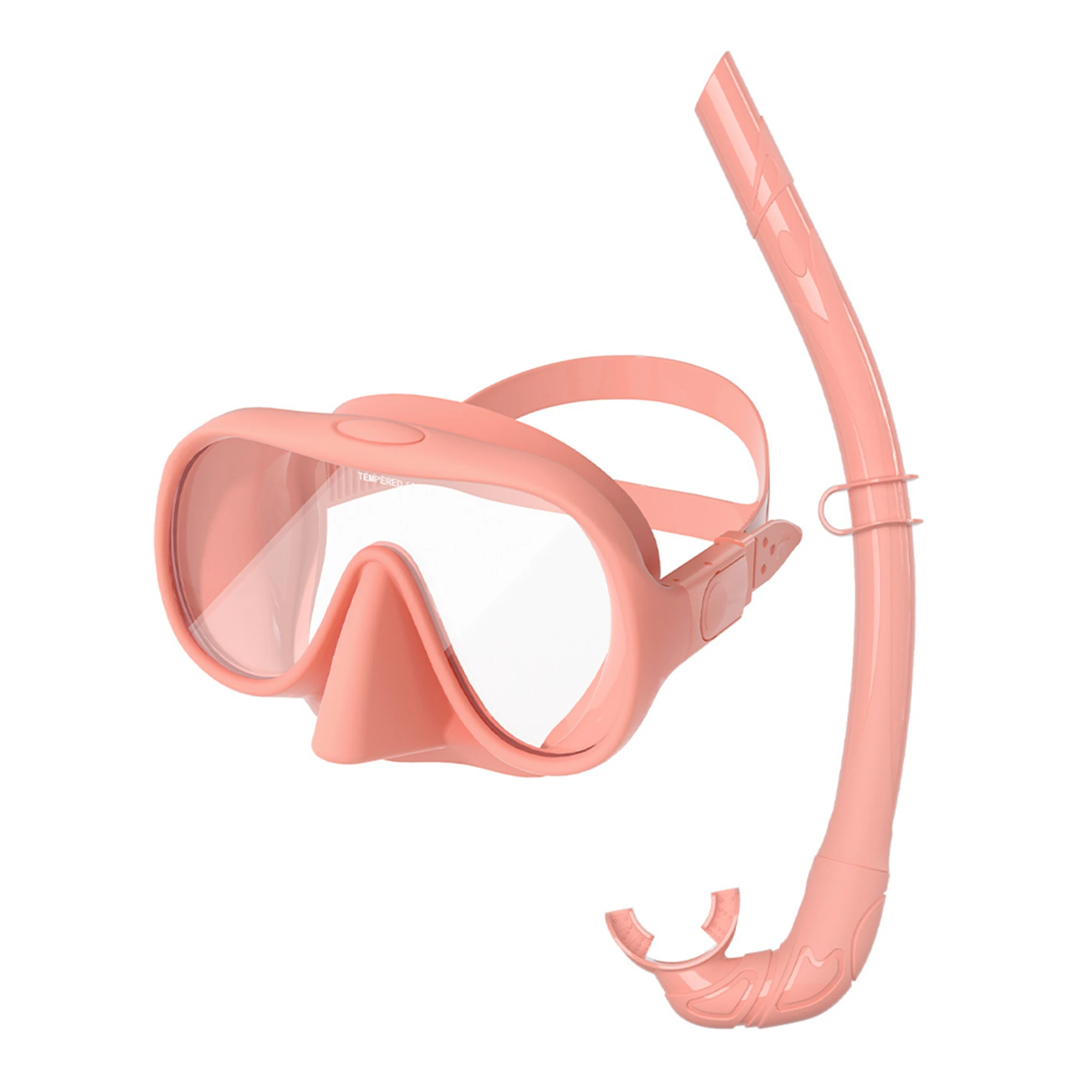 Fashionable Snorkeling Anti-fog And Waterproof Mask Silicone Snorkeling Suitable For Adult Diving Swimming Set