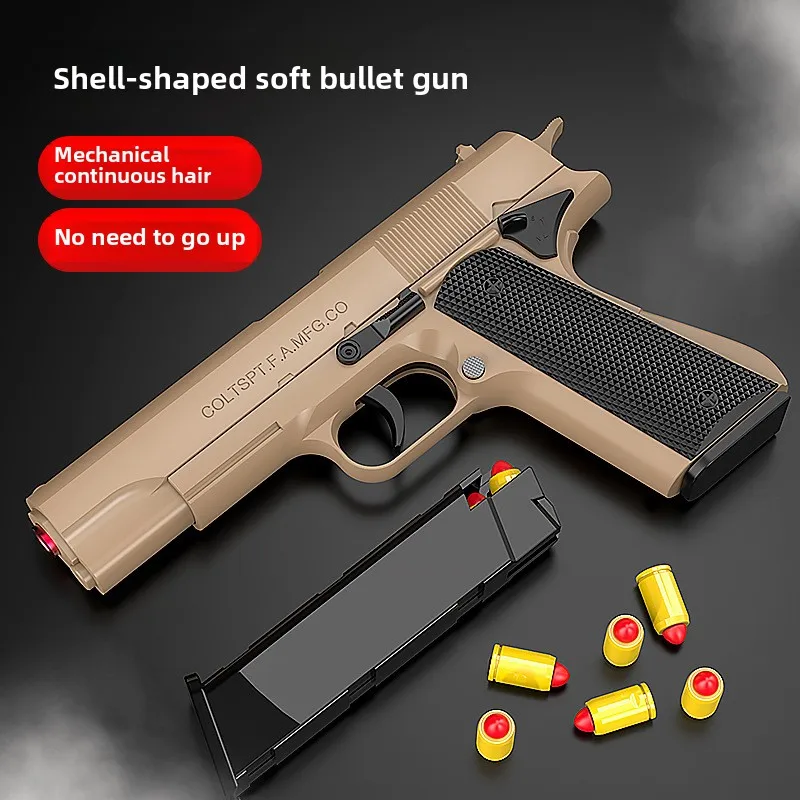 Модель игрушечного пистолета из сплава M1911 с механическим разрывом