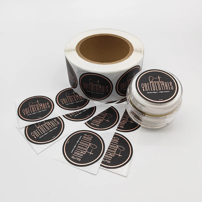 Custom Skincare Private Label Adhesive PP Waterproof Cosmetic Skincare Label Sticker Printing