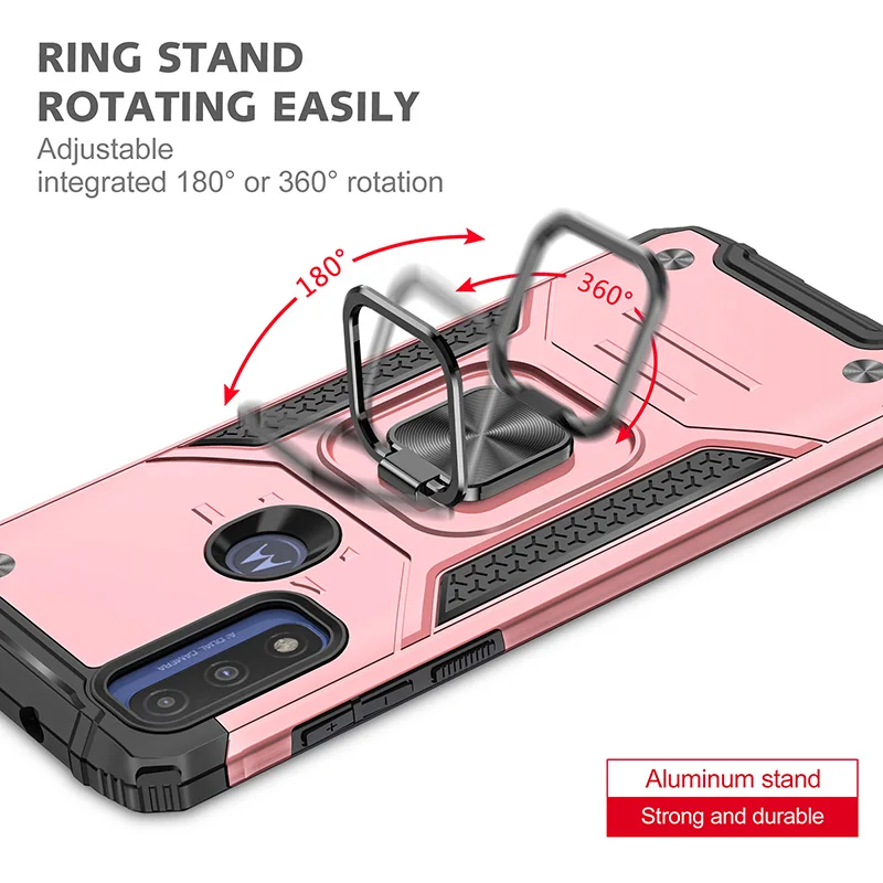 Luxury newest mobile accessories cell phone case for motorola moto g pure kickstand phone back cover for Moto G Power 2022