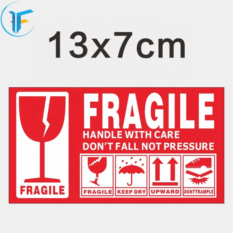 Fragile Warning Labels Label Roll Security Shipping Packaging Tape