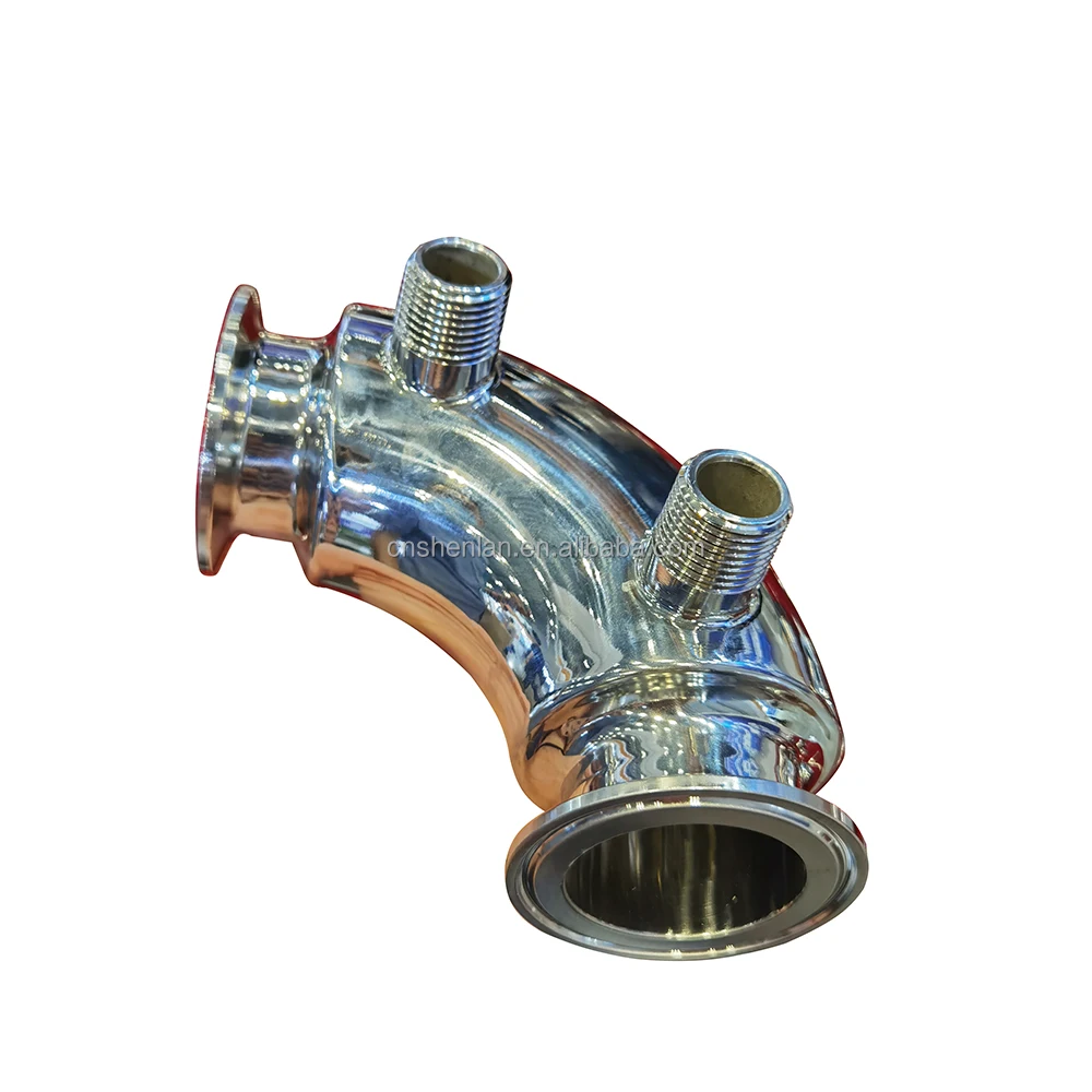 Stainless steel Jacketed Heat Exchanger Tube 2in 3in 4in tri clamp Condenser