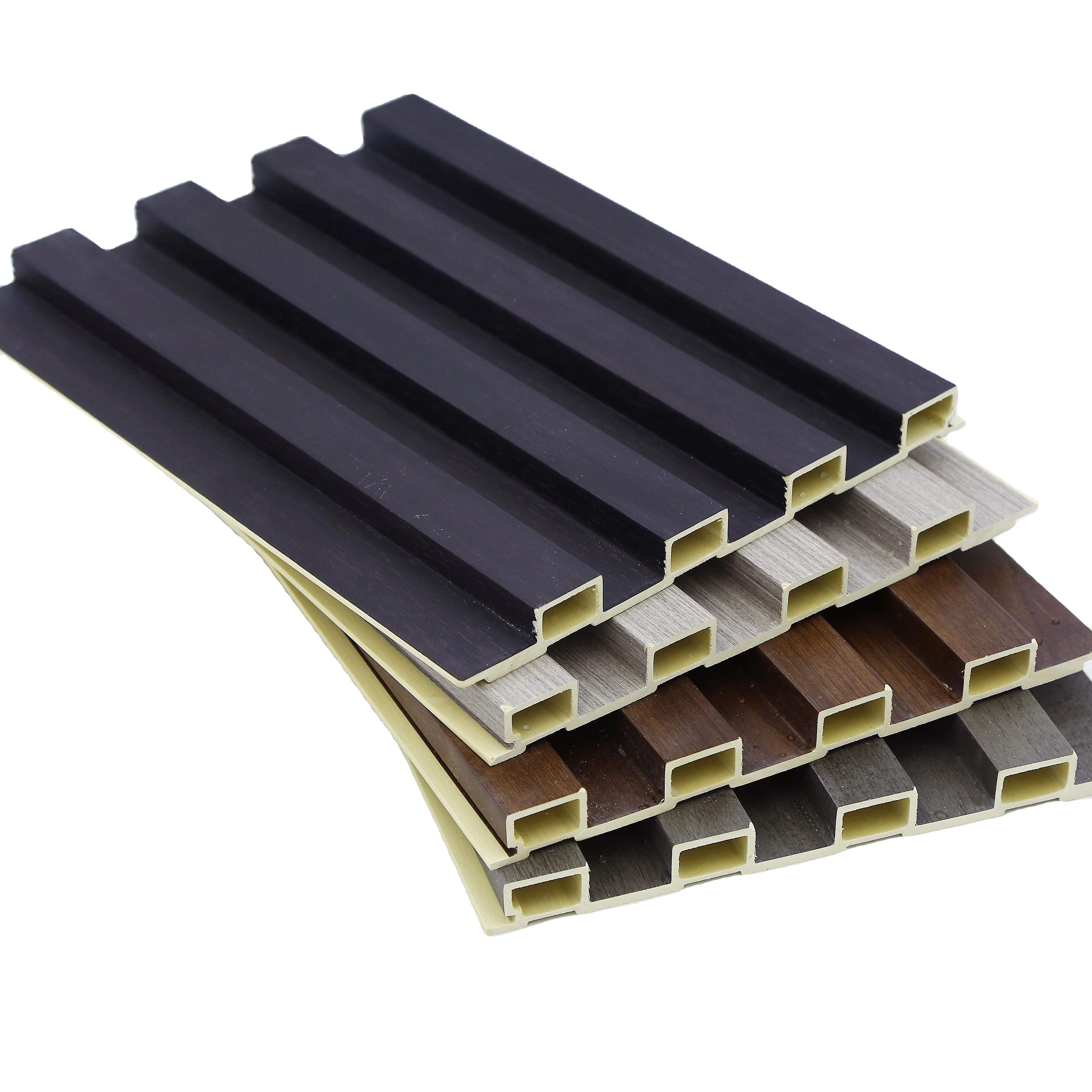 Entertainment-Ready PVC Decorative Wood WPC Panels Interior Grating Plate Wall Paneling Composite Interior Sheets for Walls