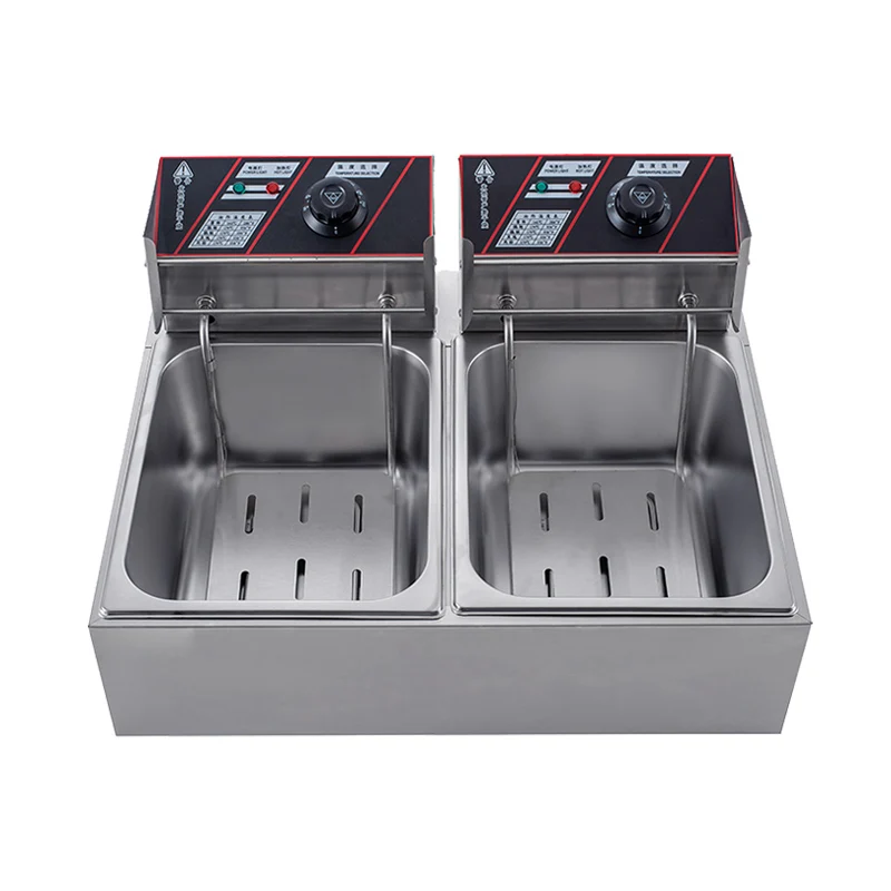 Factory Direct Wholesale Intelligent Commercial Table Fish And Chips Electric Used Restaurant Deep Fryer For Sale