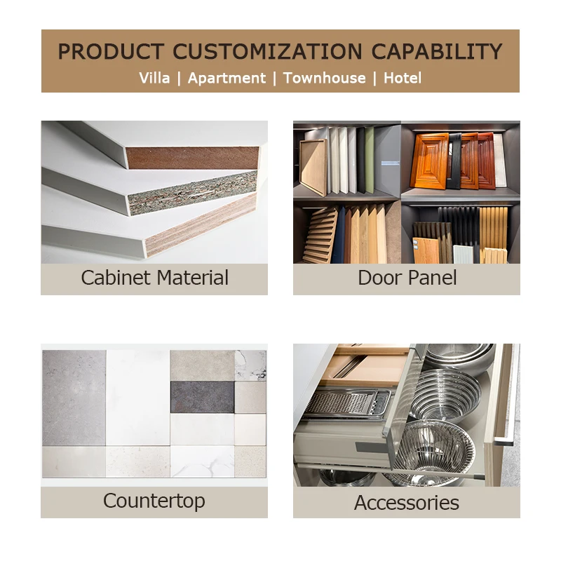 Prodeco Customised Furniture Kitchen Sink and Base Sliding Cabinets Glass Set with Laminate Sheet for Kitchen Cabinet