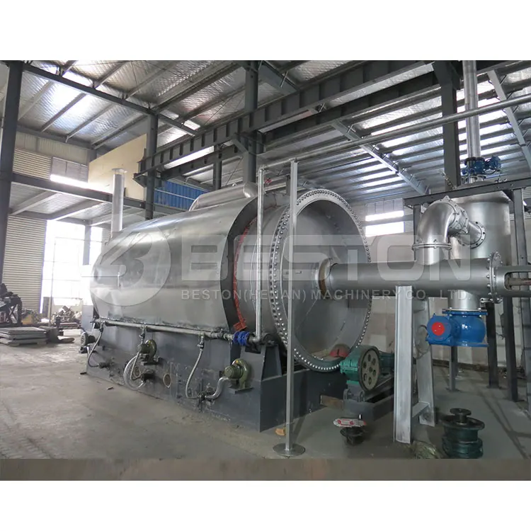 Automatic 6-16ton Waste Tyre Pyrolysis Machine Manufacturing Plant,waste Plastic and Tyre Pyrolysis Plant 2800*7100mm 350000 KG