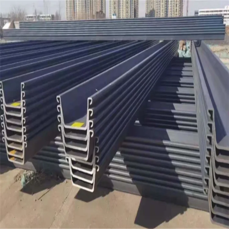 High Quality Type 3 Type 4 Sy295 Sy390 Hot Rolled Carbon Steel Sheet Pile For Sale