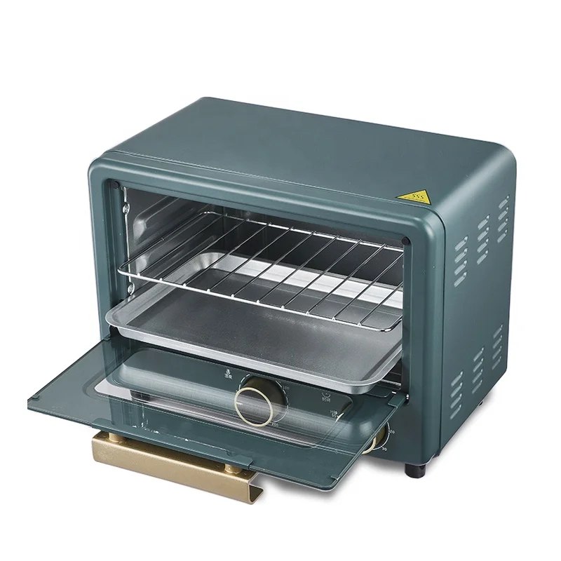 Домашнее применение, миниатюрный Электрический гриль для приготовления пиццы, тостер, духовка, хлебопечка