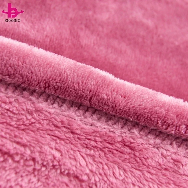 2024 Manufacture Hem edge or piping edge print flannel fleece chinese cheap queen bed blankets Eco-Friendly raschel blanket