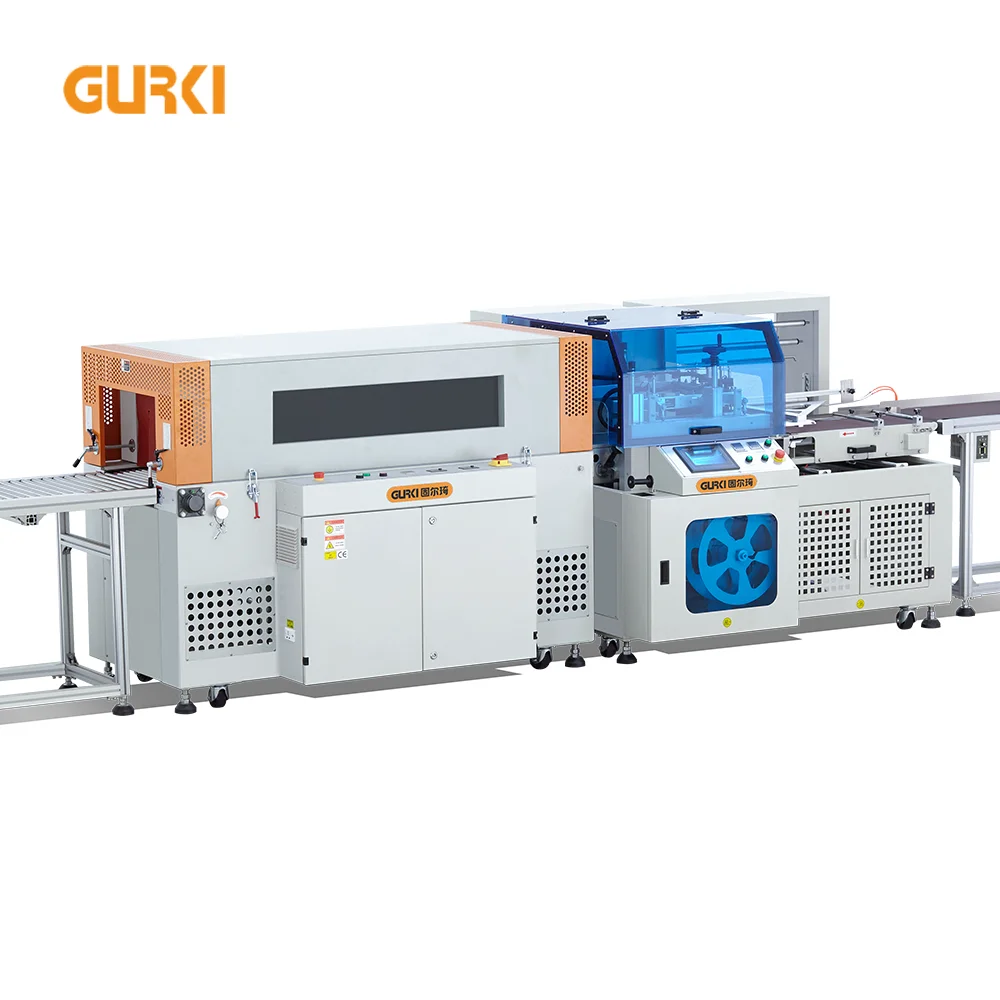 High Speed Side Sealing POF PE Film Shrink Wrapping Machine for printing,color box