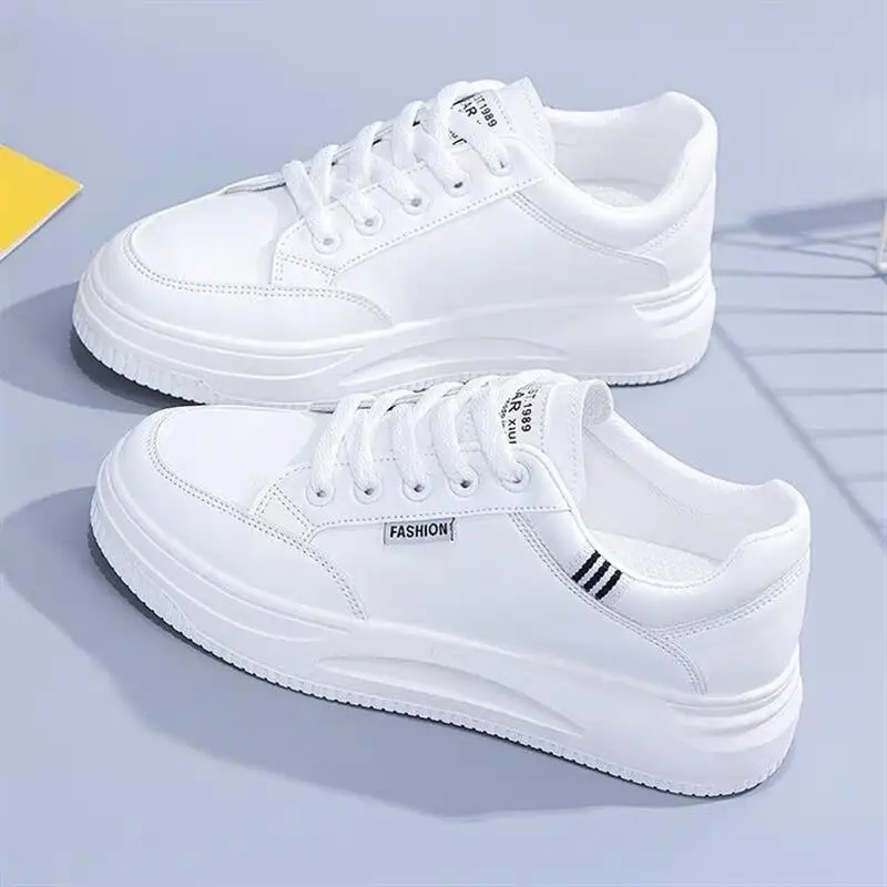 China factory wholesale 2024 summer rubber soft soled solid color fashion Korean sports women casual board shoes wo
