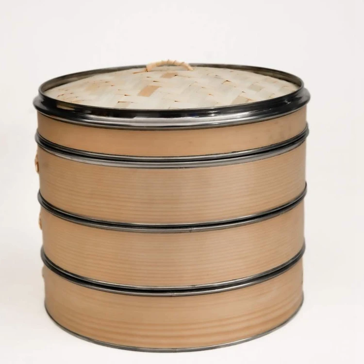  Оптовая продажа китайская бамбуковая пароварка Dim Sum корзина для еды детский бамбуковый Пароварка с пользовательским