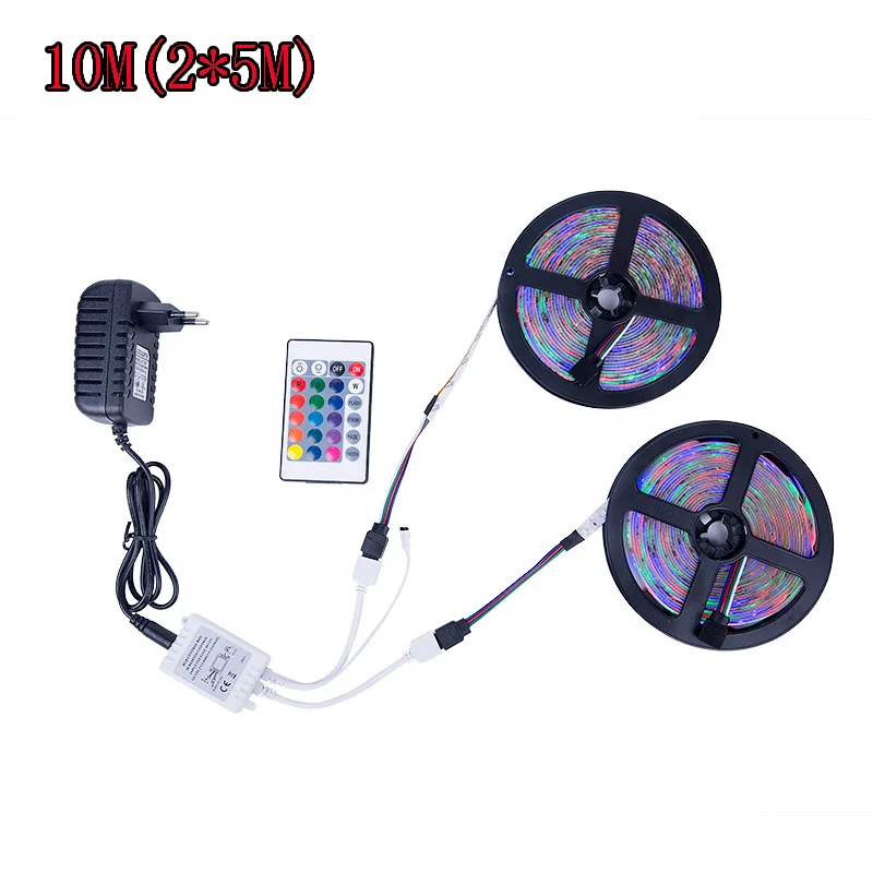 Waterproof 12V 2835 SMD Remote Control 5M 10M 15M 20M Light Strip Kit House Decoration LED Strip Light